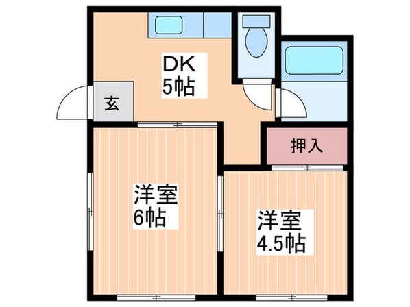 福島ビルの物件間取画像